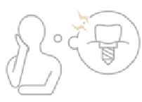 手術に対する痛みの不安を抱える人のイラスト