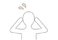 不安を感じている人のイラスト